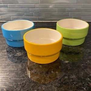 3 little serving bowls